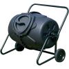 imageWheeled Tumbling Composter  50Gallon Portable EcoFriendly Rotating Bin BPAFree Recycled Plastic with Sturdy Steel Frame ampamp TwistLock Lid for YearRound Composting