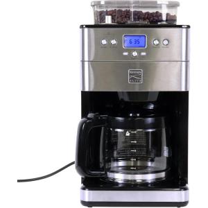 imageKenmore Elite Grind And Brew Coffee Maker  Burr Grinding Ground Coffee Bean Hopper With Drip Pot 12 Cup Programmable Automatic Brew Coffee Machine For Barista Style Cafetera Use For Kitchen ampamp Caf