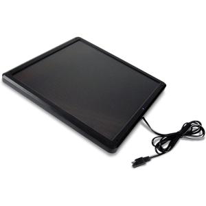 imageKoolatron 12 Volt Solar Trickle Charger  6W 415 mAh For RV Boat Truck Vehicle ampamp Automotive Maintenance With Waterproof Solar Powered Panel Includes DC PlugIn Connector Battery Clamps ampamp J Plug