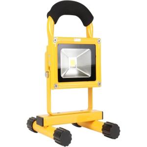 imageKoolatron 12V Portable Work Light  with LithiumIon Battery Rechargeable Portable Waterproof LED Flood Standing Worklight for Camping Jobsite Vehicles Car Truck Van Tractor Jeep ampamp Etc