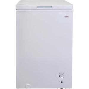 imageKoolatron Deep Freezer  35 Cubic Feet White Chest Freezer 1 Wire Basket Garage Ready Meat Storage Front Drain Congelador For Home Apartment Basement Dorm Cottage Manual Defrost Stand Up