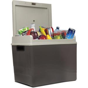 imageKoolatron Portable Cooler  Electric Cooler For Car Camping Travel 12 V Insulated Hard Sided Refrigerator For Vehicle Boat Truck Warming ampamp Cooling Cools DrinksFood For Road Trip 40 qt