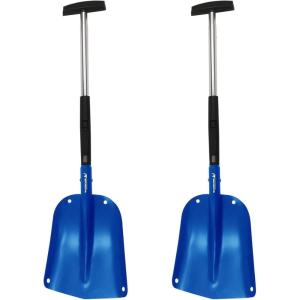 imageMichelin Ultra Compact 40quot Folding Utility Snow Shovel for Car Emergency Blue Telescoping Handle Collapsible Lightweight Winter Survival Gear for SUV Truck Snowmobile Camping  2 Pack