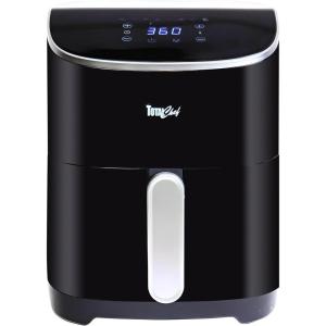 imageTotal Chef 38 quart Air Fryer  Aerogrill NonStick Frying Basket French Fry Digital Touch Screen 7 Presets Friteuse lectrique Countertop Cooking Kitchen Appliance Black5 Quarts