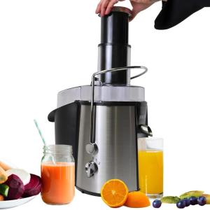 imageTotal Chef Juicer  Wide Mouth 2 Speed Centrifugal Juice Extractor Machine Fruit Juguera Press For Vegetable Wheatgrass Fresh Drink Of Orange Pomegranate Frutas Jugos Maker Easy To Clean Jar