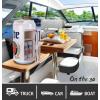 imageMiller Lite Mini Fridge  Refrigerator for Bedroom Office Portable Table Top Beverage Cooler 12V 110V Refrigerador For Drinks Soda Wines Use In Car Outdoor Patio 8 Can