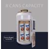 imageMiller Lite Mini Fridge  Refrigerator for Bedroom Office Portable Table Top Beverage Cooler 12V 110V Refrigerador For Drinks Soda Wines Use In Car Outdoor Patio 8 Can