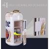imageMiller Lite Mini Fridge  Refrigerator for Bedroom Office Portable Table Top Beverage Cooler 12V 110V Refrigerador For Drinks Soda Wines Use In Car Outdoor Patio 8 Can