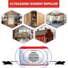 imagePestContro Portable Ultrasonic Rodent Repeller Cordless NonLethal Pest Control Dual Frequency Mice Rats Squirrels Chipmunks Kitchen Office Garage Basement Shed Storage Attic