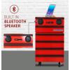imageBFGoodrich Tool Chest Fridge with Bluetooth Speaker 18 Cu Ft 50L Red Builtin Power Station and USB Plugs and Integrated Tool Storage for garage or shop