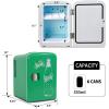 imageSprite Mini Fridge  Refrigerator for Bedroom Office Portable Beverage Cooler12V 110V Refrigerador For Drinks Soda Wines Use In Car Dorm Outdoor 6 Can Compact small fridge