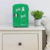 imageSprite Mini Fridge  Refrigerator for Bedroom Office Portable Beverage Cooler12V 110V Refrigerador For Drinks Soda Wines Use In Car Dorm Outdoor 6 Can Compact small fridge