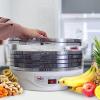 imageTotal Chef 5Tier Food Dehydrator  Liofilizadora Air Drying Jerky Fruit Vegetable Mushroom Meat Fish ampamp More Counter Top Alimentos Deshidratador For Home With Dishwasher Safe Trays Rack