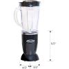 imageTotal Chef Miracle Blender  Food Processor Licuadora Juicer Machine Personal Kitchen Appliance Use For Smoothie Milkshake Drinks Baby FoodPuree Blend Frozen Ice Easy Clean Bullet Jar Black