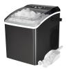 imageKoolatron Countertop Ice Maker  Pellet Hielo Maquina Serves 9 Pebble Ice Cubes in 6 mins Crunchy Ice Nugget for Drinks Self Cleaning Portable 26 Lbs24Hrs Capacity Stainless Steel BlackBlack