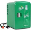 imageSprite Mini Fridge  Refrigerator for Bedroom Office Portable Beverage Cooler12V 110V Refrigerador For Drinks Soda Wines Use In Car Dorm Outdoor 6 Can Compact small fridge