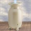 imageKoolScapes 75Gallon Rain Barrel  Outdoor Water Storage ampamp Rainwater Collection Recycled Plastic Brass Spigot StoneLook Design for Sustainable Garden ampamp Lawn Watering  Beige