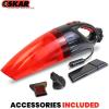 imageOskar 12V Handheld Vacuum with 3 Piece Accessory Kit Red and Black for Wet or Dry Pickup 115 ft  35 m Cord Vehicle Vacuum Interior Detailing for Car Truck Van SUV