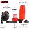 imageOskar 12V Handheld Vacuum with 3 Piece Accessory Kit Red and Black for Wet or Dry Pickup 115 ft  35 m Cord Vehicle Vacuum Interior Detailing for Car Truck Van SUV