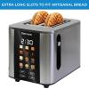 imageKenmore 2Slice Toaster  Color Touch Screen ampamp 6 Shade Settings  Extra Wide Slots  Digital Countdown Timer  Customizable Smart Presets  Reheat Defrost Add Time Functions  Stainless Steel2 Slice