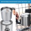 imageKenmore Electric Milk Frother Hot ampamp Cold Milk Steamer and Foam Maker for Coffee Lattes Cappuccino Portable Milk Heater and Foamer for Espresso Home Brewing Automatic Milk Steamer