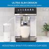 imageKenmore Fully Automatic Espresso Machine  Programmable Coffee Machine With Integrated Bean Grinder Milk Steamer Frother Descaler Barista Cappuccino Latte Americano Brewing System White
