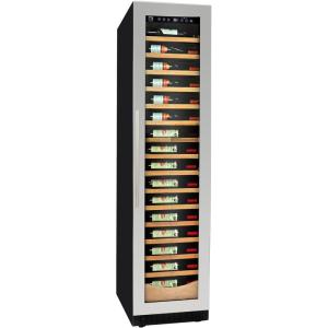 imageKenmore Elite 18 Inch Compressor Wine Fridge 112 Bottle Wine Cooler BuiltIn Or Freestanding Wine Refrigerator Digital Temperature Control Low Noise UV Protective Glass Reversible Door Black