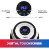 imageTotal Chef Air Fryer  Aerogrill NonStick Frying Basket French Fry Digital Touch Screen 7 Presets Freidora Elctrica Countertop Cooking Kitchen Appliance 38 quart BlackBlack  Grey