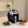 imageTotal Chef Air Fryer  Aerogrill NonStick Frying Basket French Fry Digital Touch Screen 7 Presets Freidora Elctrica Countertop Cooking Kitchen Appliance 38 quart BlackBlack  Grey