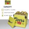 imageCoors Banquet Retro Ice Chest Cooler  Portable Ice Bucket with Bottle Opener Vintage Style Insulated for Camping Beach Picnic RV BBQs Tailgating Fishing 18 Can Ice Box 13L 14 qt