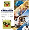 imageCoors Banquet Retro Ice Chest Cooler  Portable Ice Bucket with Bottle Opener Vintage Style Insulated for Camping Beach Picnic RV BBQs Tailgating Fishing 18 Can Ice Box 13L 14 qt