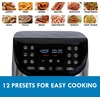 image:imageKenmore Digital 11In1 Air Fryer Toaster Oven Combo 25 Qt Convection Rotisserie Dehydrator Bake Broil 1800 Watts 80450F Temp Controls Top amp Bottom Heater Adjustments Stainless Steel Large CapacitySliver And Black