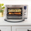 image:imageKenmore Digital 11In1 Air Fryer Toaster Oven Combo 25 Qt Convection Rotisserie Dehydrator Bake Broil 1800 Watts 80450F Temp Controls Top amp Bottom Heater Adjustments Stainless Steel Large CapacitySilver