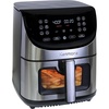 image:imageKenmore Digital 11In1 Air Fryer Toaster Oven Combo 25 Qt Convection Rotisserie Dehydrator Bake Broil 1800 Watts 80450F Temp Controls Top amp Bottom Heater Adjustments Stainless Steel Large CapacitySliver And Black