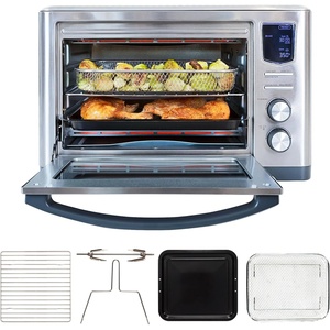 image:imageKenmore Digital 11In1 Air Fryer Toaster Oven Combo 25 Qt Convection Rotisserie Dehydrator Bake Broil 1800 Watts 80450F Temp Controls Top amp Bottom Heater Adjustments Stainless Steel Large CapacitySilver