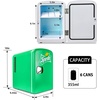 image:imageKoolatron Sprite Mini Fridge  6 Can Refrigerator for Bedroom Office Portable Table Top Beverage Cooler 12V 110V Refrigerador For Drinks Soda Wines Use In Car Dorm Outdoor Patio