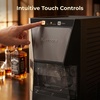 image:imageKenmore Countertop Ice Maker Nugget Machine  Portable SelfCleaning Mquina de Hacer Hielo para Casa Crunchy Chewable Pebble Ice 40lb24hr Capacity Stainless SteelMatt Black