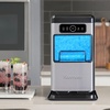 image:imageKenmore Countertop Ice Maker Nugget Machine  Portable SelfCleaning Mquina de Hacer Hielo para Casa Crunchy Chewable Pebble Ice 40lb24hr Capacity Stainless SteelStainless Steel