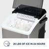 image:imageKenmore Countertop Ice Maker Nugget Machine  Portable SelfCleaning Mquina de Hacer Hielo para Casa Crunchy Chewable Pebble Ice 40lb24hr Capacity Stainless SteelSilver
