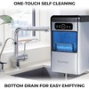image:imageKenmore Countertop Ice Maker Nugget Machine  Portable SelfCleaning Mquina de Hacer Hielo para Casa Crunchy Chewable Pebble Ice 40lb24hr Capacity Stainless SteelStainless Steel