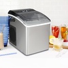 image:imageKenmore Countertop Ice Maker Nugget Machine  Portable SelfCleaning Mquina de Hacer Hielo para Casa Crunchy Chewable Pebble Ice 40lb24hr Capacity Stainless SteelSilver