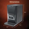 image:imageKenmore Countertop Ice Maker Nugget Machine  Portable SelfCleaning Mquina de Hacer Hielo para Casa Crunchy Chewable Pebble Ice 40lb24hr Capacity Stainless SteelMatt Black