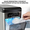 image:imageKenmore Countertop Ice Maker Nugget Machine  Portable SelfCleaning Mquina de Hacer Hielo para Casa Crunchy Chewable Pebble Ice 40lb24hr Capacity Stainless SteelStainless Steel