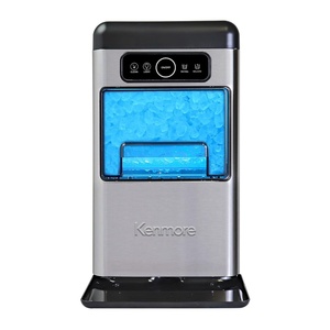 image:imageKenmore Countertop Ice Maker Nugget Machine  Portable SelfCleaning Mquina de Hacer Hielo para Casa Crunchy Chewable Pebble Ice 40lb24hr Capacity Stainless SteelStainless Steel