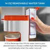 image:imageKenmore Single Serve Coffee Maker  612 Oz Brew Sizes Compatible with Keurig KCup Pods amp Ground Coffee One Cup Brewer Travel Mug Friendly Auto ShutOff Hot amp Iced maquina de cafe WhiteRed