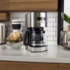 image:imageKenmore Single Serve Coffee Maker  612 Oz Brew Sizes Compatible with Keurig KCup Pods amp Ground Coffee One Cup Brewer Travel Mug Friendly Auto ShutOff Hot amp Iced maquina de cafe WhiteBlack