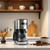 image:imageKenmore Single Serve Coffee Maker  612 Oz Brew Sizes Compatible with Keurig KCup Pods amp Ground Coffee One Cup Brewer Travel Mug Friendly Auto ShutOff Hot amp Iced maquina de cafe WhiteBlack
