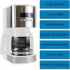 image:imageKenmore Single Serve Coffee Maker  612 Oz Brew Sizes Compatible with Keurig KCup Pods amp Ground Coffee One Cup Brewer Travel Mug Friendly Auto ShutOff Hot amp Iced maquina de cafe WhiteSilver