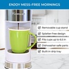 image:imageKenmore Single Serve Coffee Maker  Compatible with Keurig KCup Pods amp Ground Coffee One Cup Brewer 612 Oz Brew Sizes Travel Mug Friendly Auto ShutOff Hot amp Iced Maquina de cafe RedKKCMKCMW