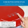 image:imageKenmore Single Serve Coffee Maker  Compatible with Keurig KCup Pods amp Ground Coffee One Cup Brewer 612 Oz Brew Sizes Travel Mug Friendly Auto ShutOff Hot amp Iced Maquina de cafe RedKKCMKCMR